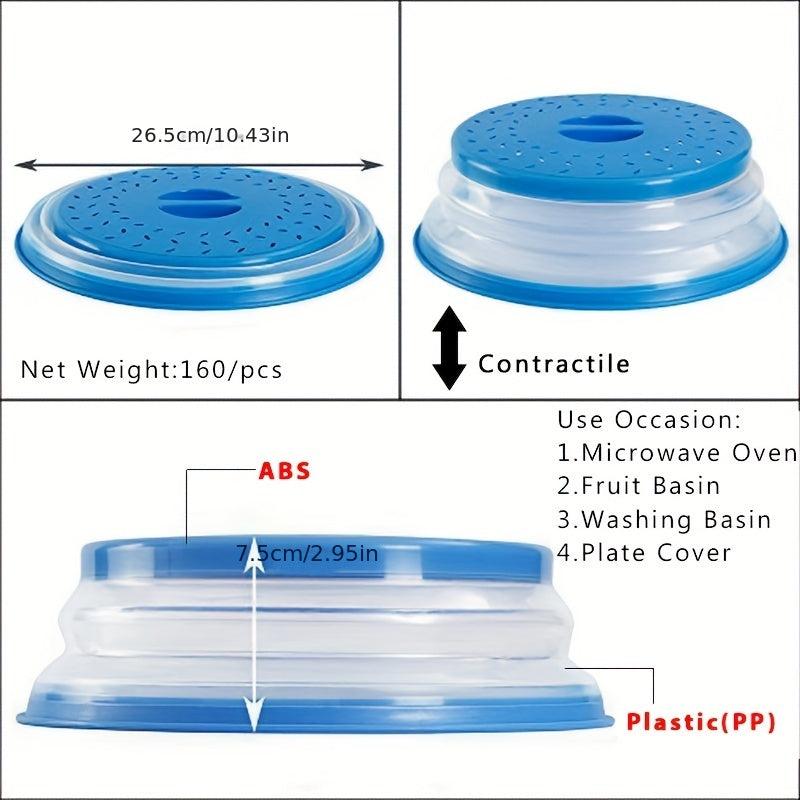 Collapsible Silicone Microwave Splatter Cover Anti Splash