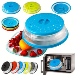 Collapsible Silicone Microwave Splatter Cover Anti Splash