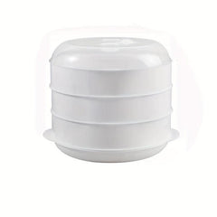Microwave Steamer with Lid for Dumplings Saves Time and Energy
