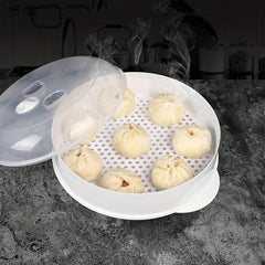 Microwave Steamer with Lid for Dumplings Saves Time and Energy