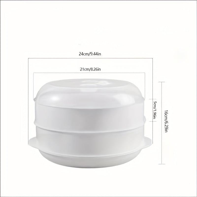 Microwave Steamer with Lid for Dumplings Saves Time and Energy