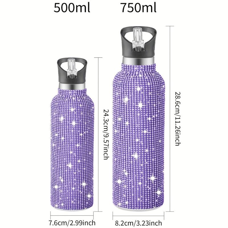 Rhinestone 17 25 Oz Studded Tumbler Stainless Steel Insulated Travel Coffee Mug