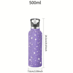 Rhinestone 17 25 Oz Studded Tumbler Stainless Steel Insulated Travel Coffee Mug