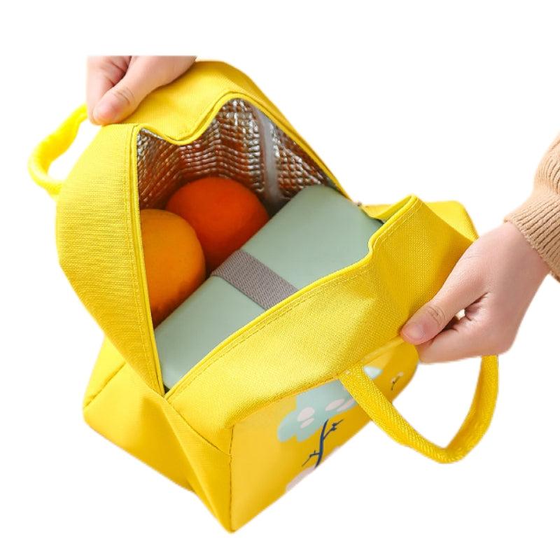 Cartoon Insulated Lunch Bag Aluminum Foil Lunch Box Leakproof Freezable