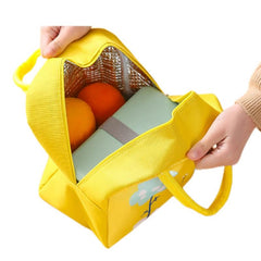 Cartoon Insulated Lunch Bag Aluminum Foil Lunch Box Leakproof Freezable