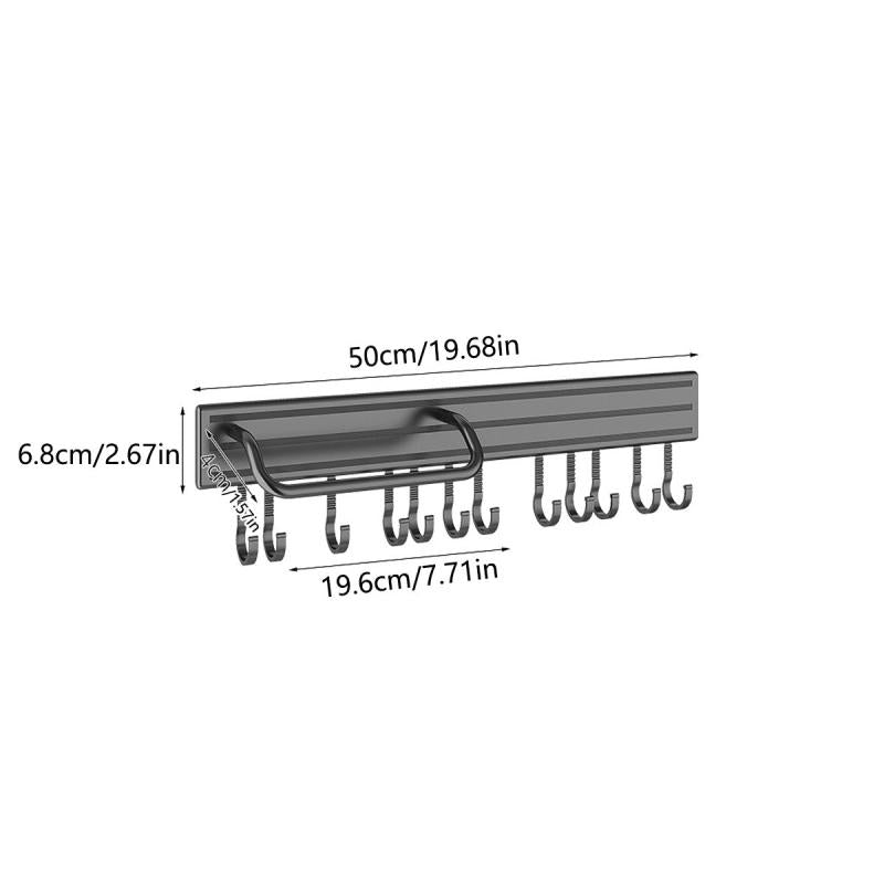 Kitchen Hooks For Utensil Wall Mounted - Easy To Install