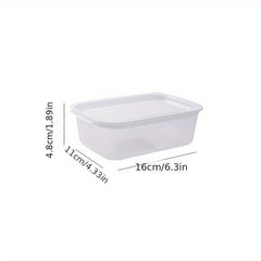 3pcs Transparent Fridge Fresh keeping Box With Lid Refrigerator Storage
