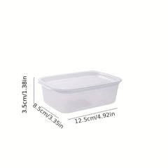 3pcs Transparent Fridge Fresh keeping Box With Lid Refrigerator Storage
