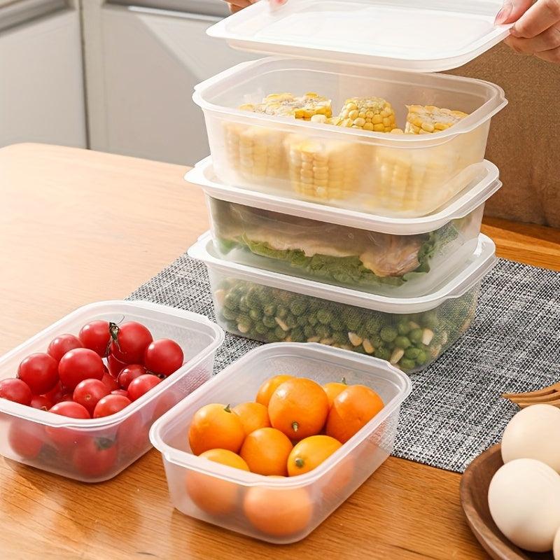 3pcs Transparent Fridge Fresh keeping Box With Lid Refrigerator Storage