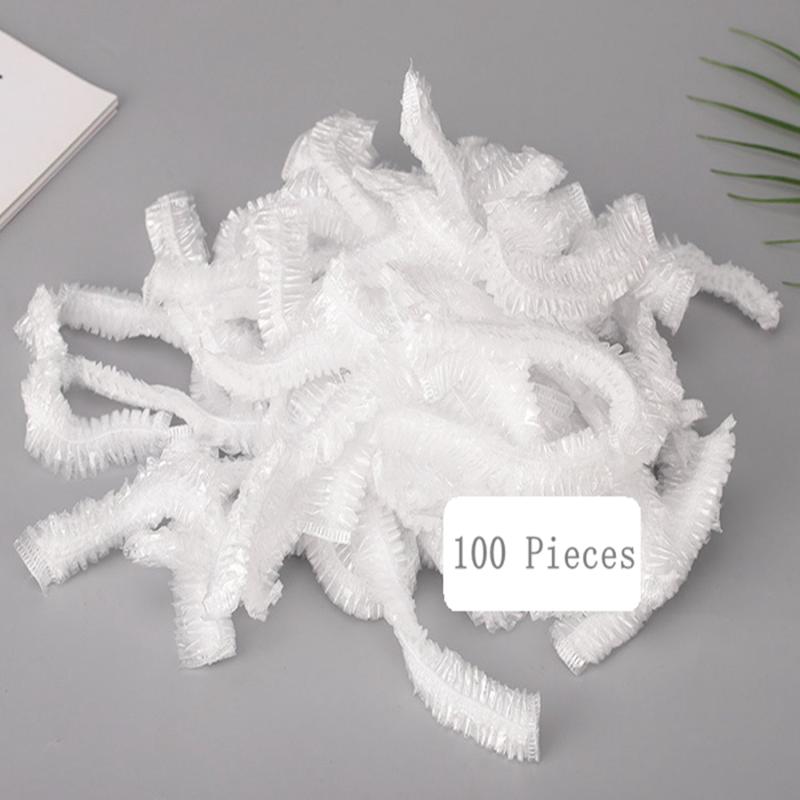 100pcs Plastic Wrap Storage Box Wall Mount Extractable Food Packaging