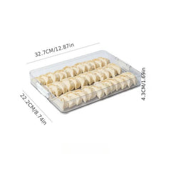 Multifunctional Kitchen Refrigerator Storage Box Stackable Dumpling Storage
