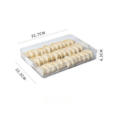 Multifunctional Kitchen Refrigerator Storage Box Stackable Dumpling Storage