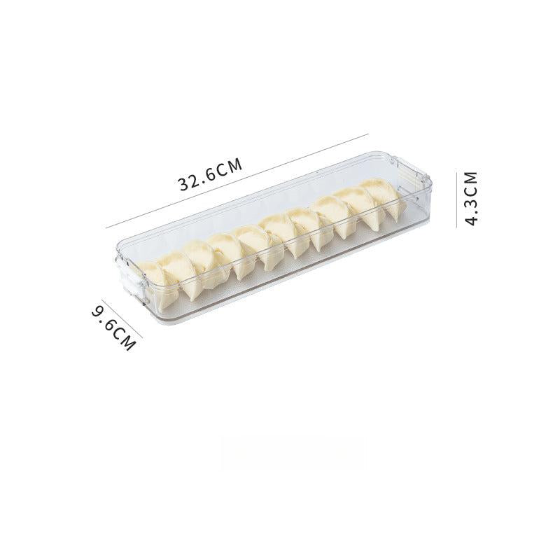 Multifunctional Kitchen Refrigerator Storage Box Stackable Dumpling Storage