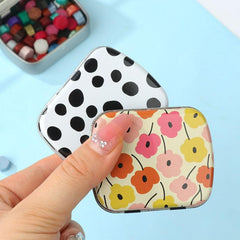 Mini Tin Box Metal Hinged Empty Tins With Lid Portable Small Storage Container