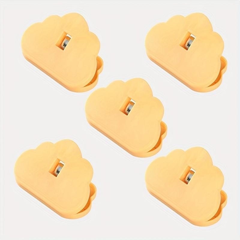3pcs Cloud Bag Clips for Food Storage Sealing, Chip Clips, Plastic Sealer Clamps