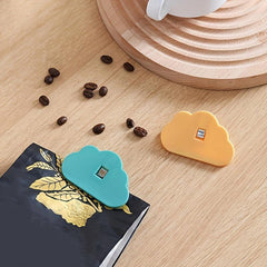 3pcs Cloud Bag Clips for Food Storage Sealing, Chip Clips, Plastic Sealer Clamps