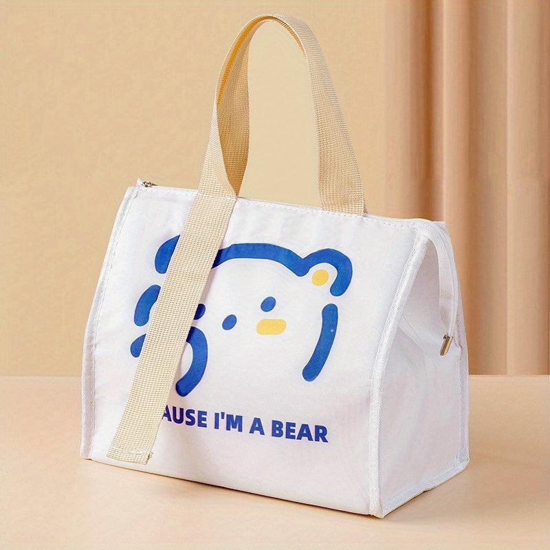 Insulated Lunch Bag Aluminum Foil Reusable Leakproof Cooler