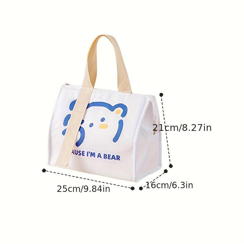 Insulated Lunch Bag Aluminum Foil Reusable Leakproof Cooler