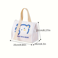 Insulated Lunch Bag Aluminum Foil Reusable Leakproof Cooler