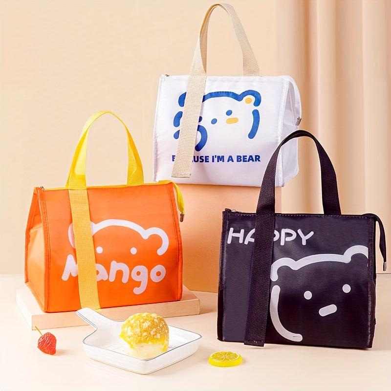 Insulated Lunch Bag Aluminum Foil Reusable Leakproof Cooler