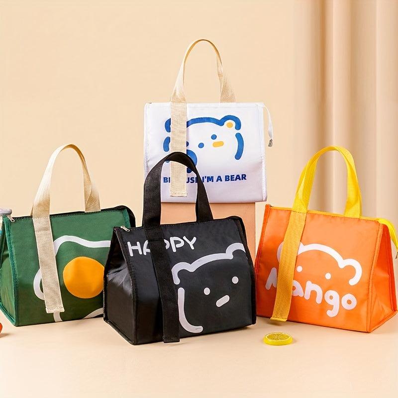 Insulated Lunch Bag Aluminum Foil Reusable Leakproof Cooler