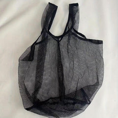 Mesh Grocery Bags Reusable Portable Beach Shopping Fruit Vegetable Storage