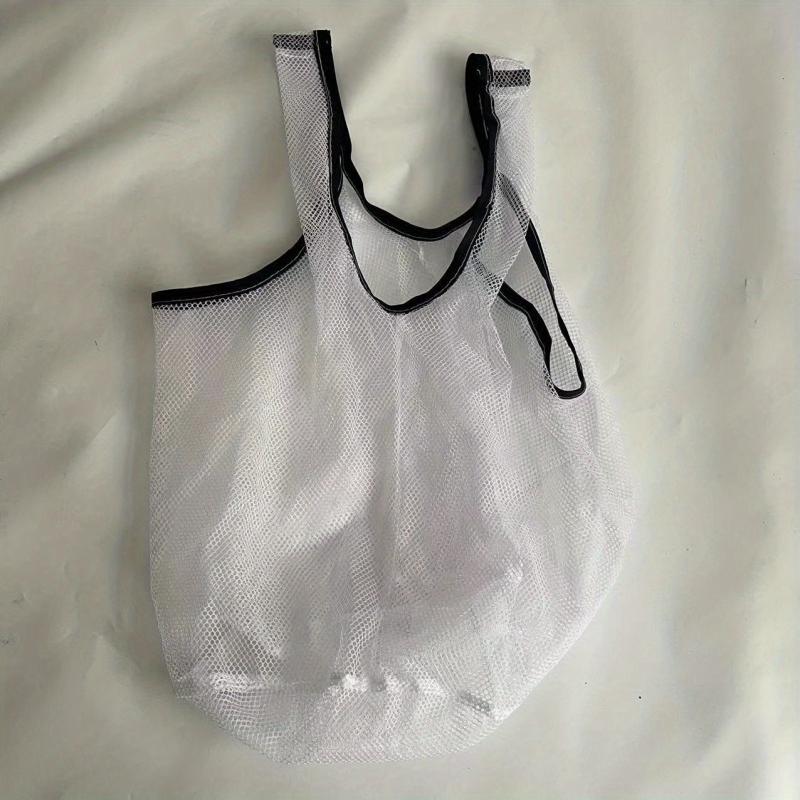 Mesh Grocery Bags Reusable Portable Beach Shopping Fruit Vegetable Storage