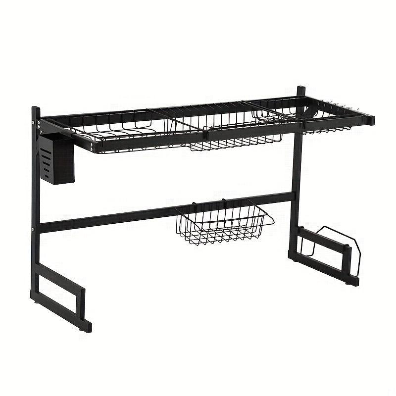Stainless Steel Sink Drain Rack for Kitchen Storage
