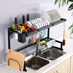 Stainless Steel Sink Drain Rack for Kitchen Storage