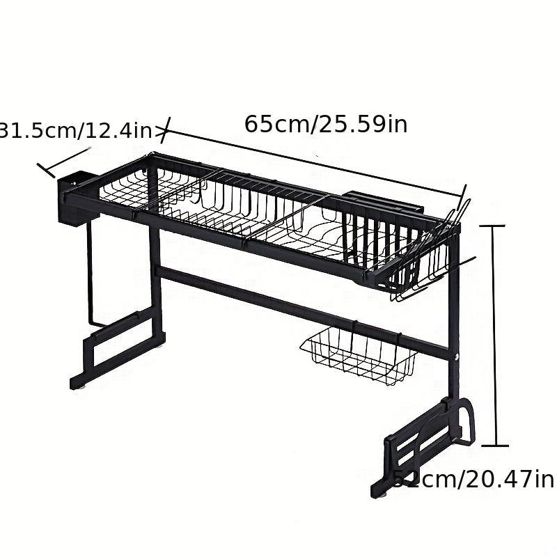 Stainless Steel Sink Drain Rack for Kitchen Storage