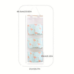 Linen Cutlery Storage Bag Hanging Fabric Sundries Storage Bag