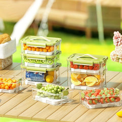 2pcs 70oz Outdoor Portable Food Box Sealed Fresh keeping Box