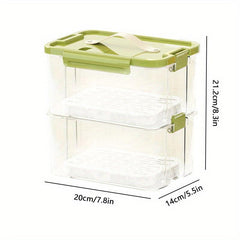 2pcs 70oz Outdoor Portable Food Box Sealed Fresh keeping Box