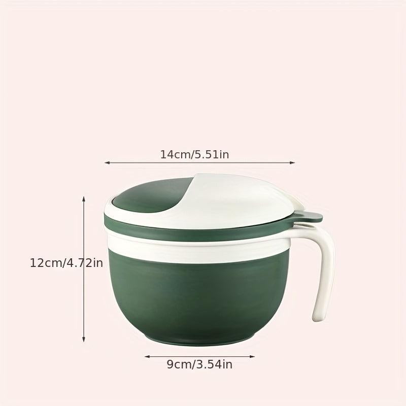 Insulated Lunch Box For Office Workers Divided Microwave Bento Box Leakproof