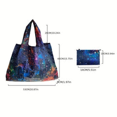 1pc Folding Reusable Grocery Bags Extra Large Capacity Eco Friendly Shopping Bag