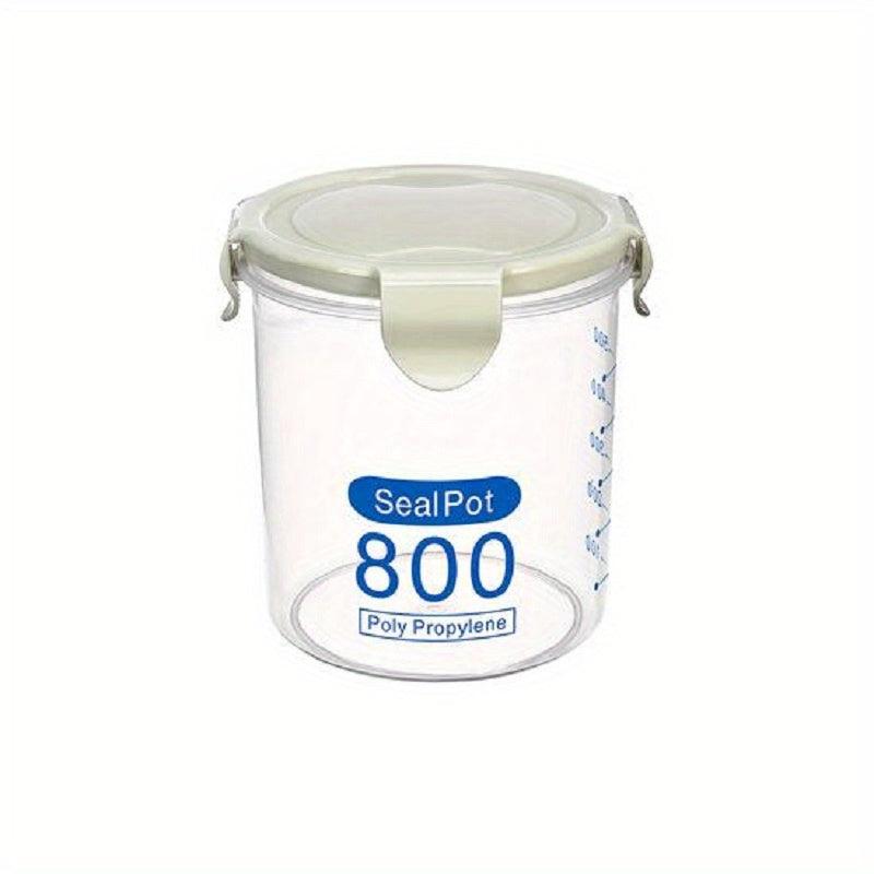 1Pc Food Storage Containers Candy Jars With Lids Transparent