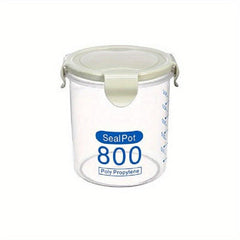 1Pc Food Storage Containers Candy Jars With Lids Transparent