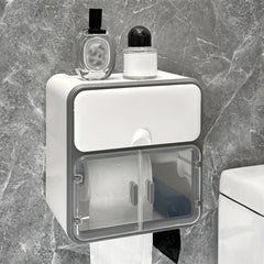 Wall Mounted Tissue Box for Toilet Waterproof Lightweight
