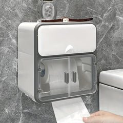 Wall Mounted Tissue Box for Toilet Waterproof Lightweight