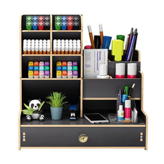 Wooden Stationery Holder & Pen Organizer for Desk - Perfect for Teens