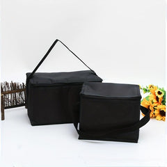 Portable Lunch Cooler Bag with Folding Insulation - Outdoor Food Thermal Bag