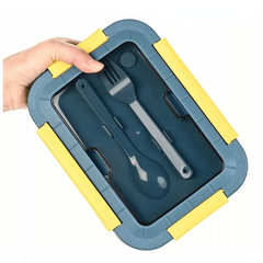 Large Capacity Bento Box 1500ml with Spoon & Fork, Back to School Lunch Box