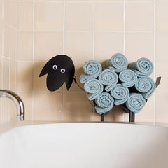 Wrought Iron Paper Towel Rack Holder for Dining Table Storage
