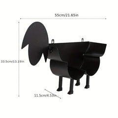 Wrought Iron Paper Towel Rack Holder for Dining Table Storage
