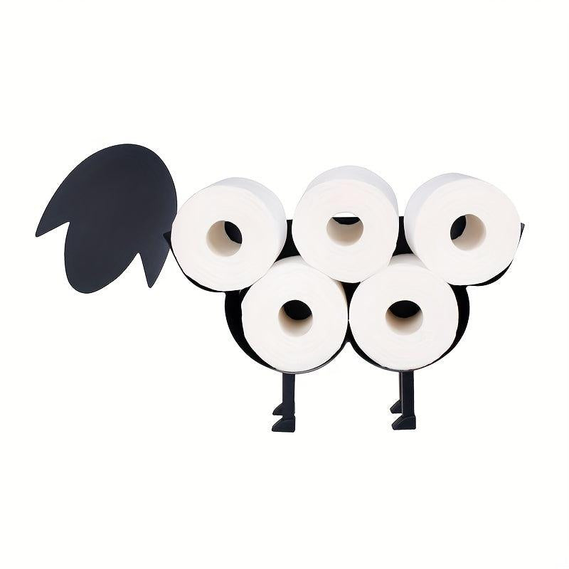 Wrought Iron Paper Towel Rack Holder for Dining Table Storage