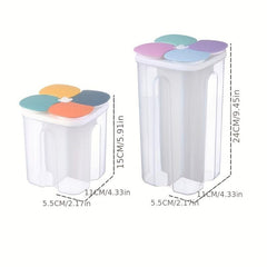 Airtight Food Storage Container Candy Jars With Lid Biscuit Tea Can