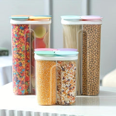 Airtight Food Storage Container Candy Jars With Lid Biscuit Tea Can