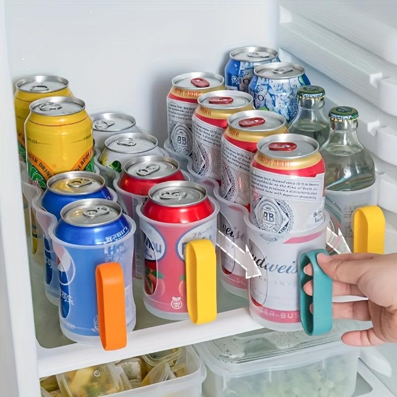 Refrigerator Soda Can Organizer Clear Plastic Fridge Storage