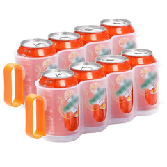 Refrigerator Soda Can Organizer Clear Plastic Fridge Storage