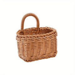 Portable Woven Basket for Kitchen Wall and Home Decor